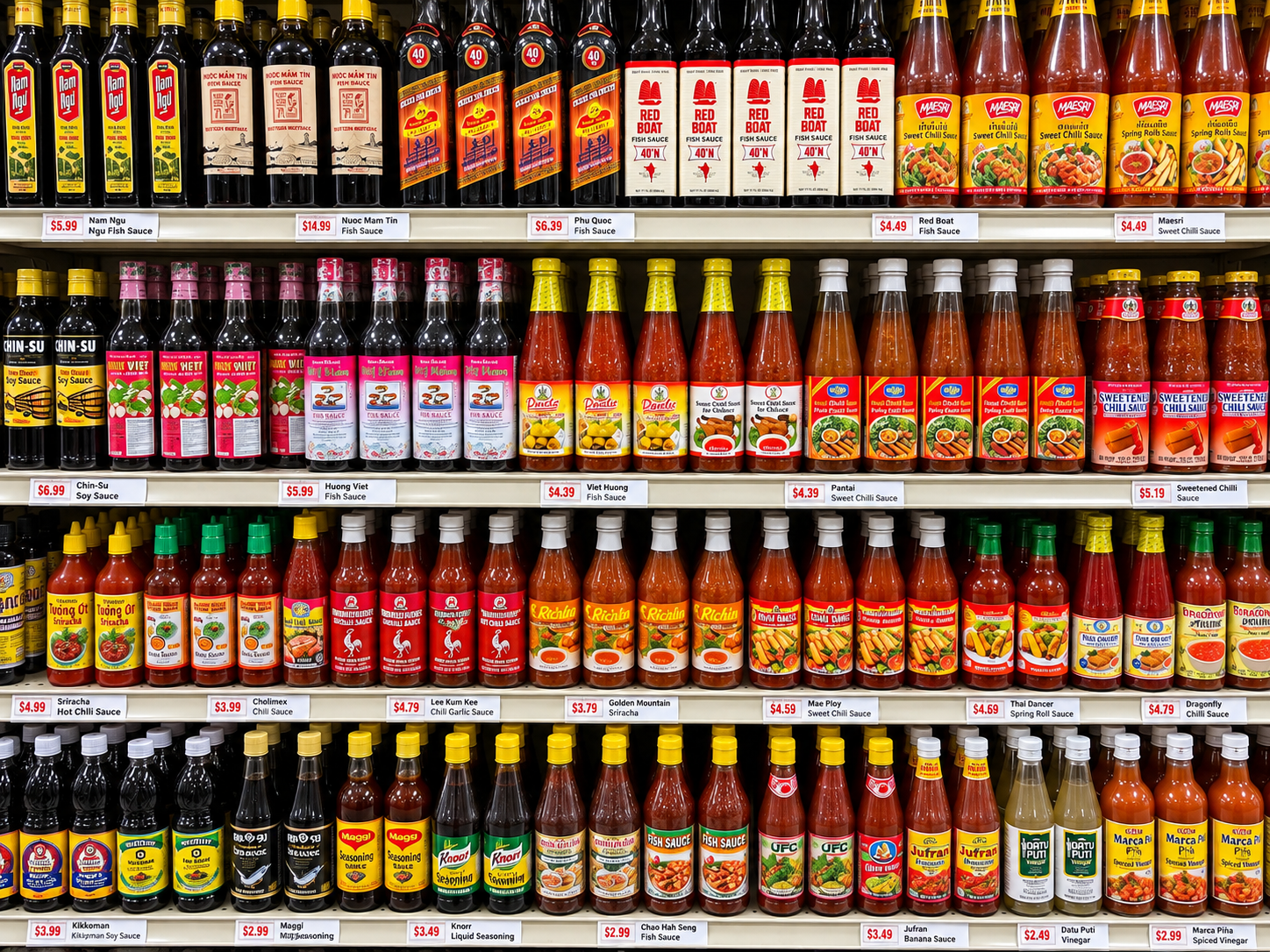 Asian grocery products