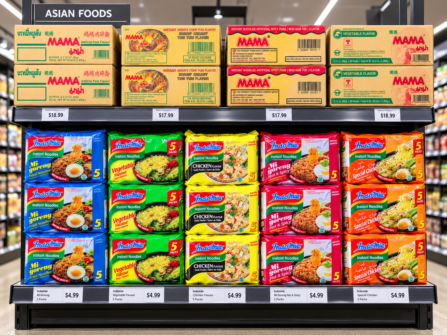 Asian food market